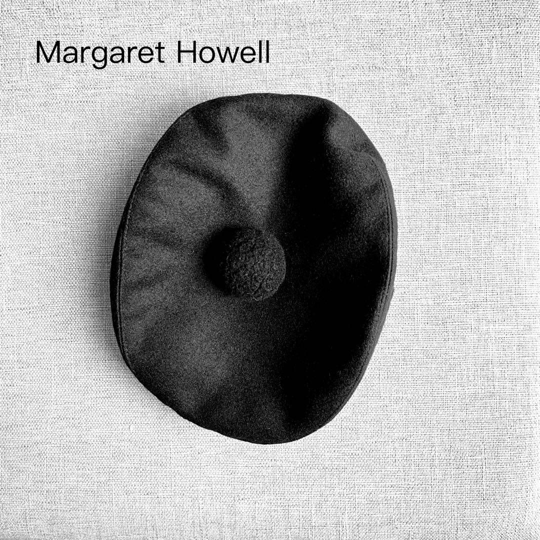 美品　マーガレットハウエル Margaret Howellベレー帽　ブラック