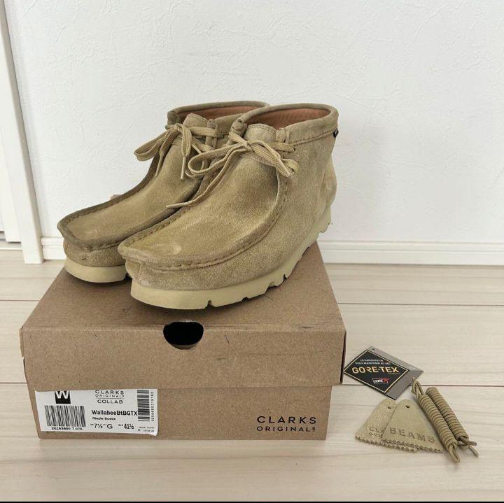 clarks×BEAMS　クラークス　ビームス　GTX　ワラビー　ゴアテックス