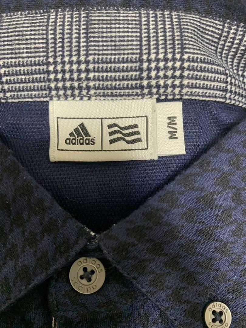 adidas ネイビー 長袖ポロシャツ M - メルカリ