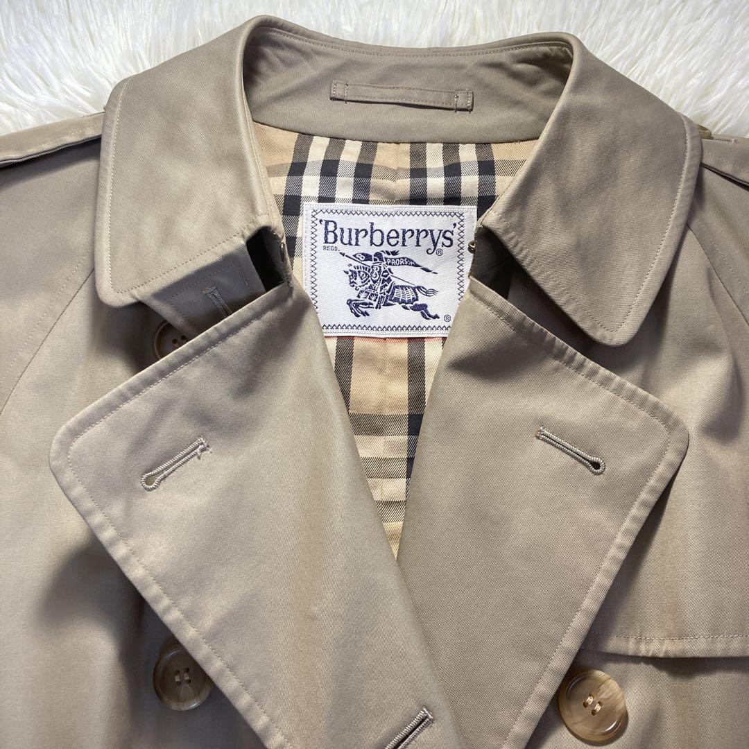 【美品】 バーバリー 90s Burberrys トレンチコート バーバリーズ
