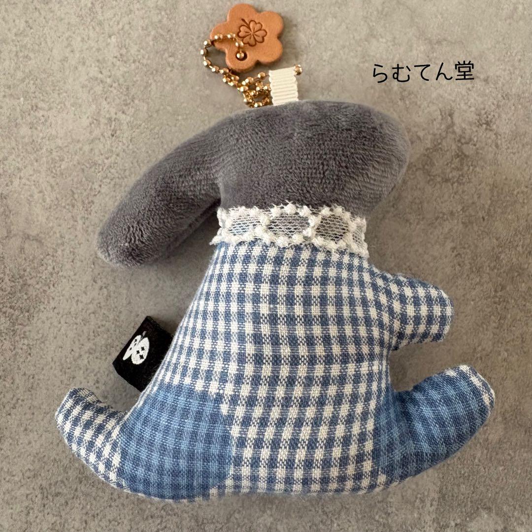 ハンドメイド ミナペルホネン×CHECK&STRIPE うさぎチャーム
