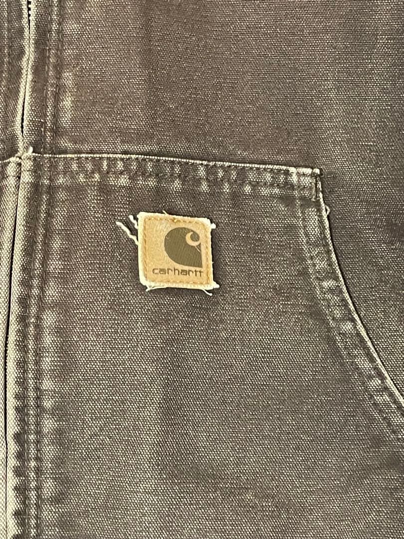 Carhartt ブラウン アクティブジャケット ハチノス フェード Carhartt ブラウン アクティブジャケット ハチノス フェード