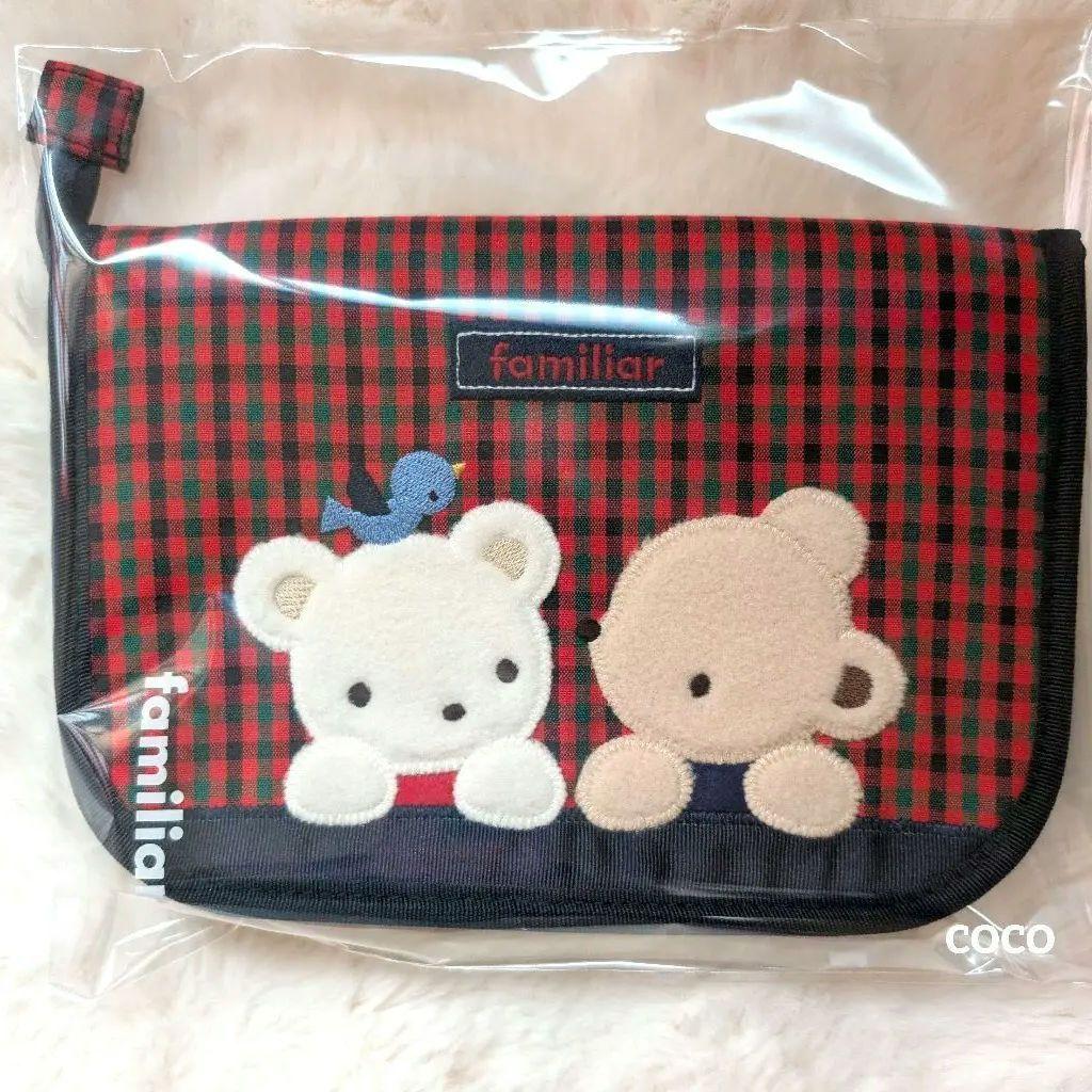 【新品未開封】familiar♡アップリケ母子手帳ケースファミリア