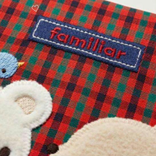 【新品未開封】familiar♡アップリケ母子手帳ケースファミリア