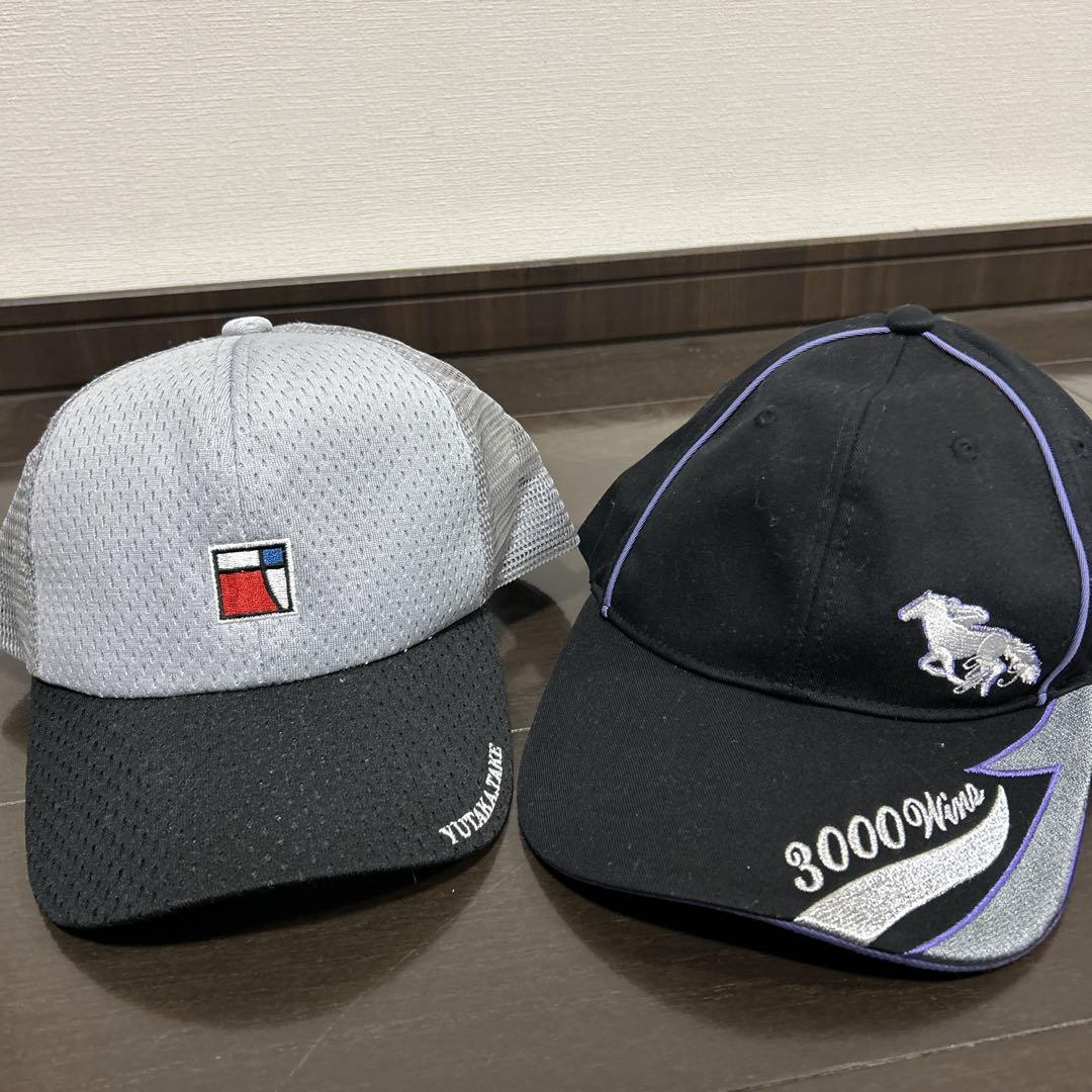【競馬】YUTAKATAKE武豊メッシュキャップ&3000勝記念キャップ