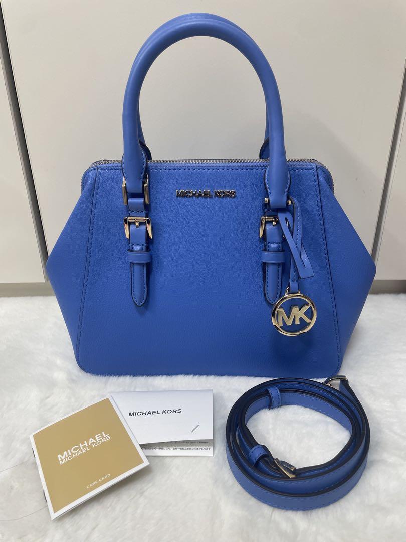 MICHAEL KORS 青 ハンドバッグ