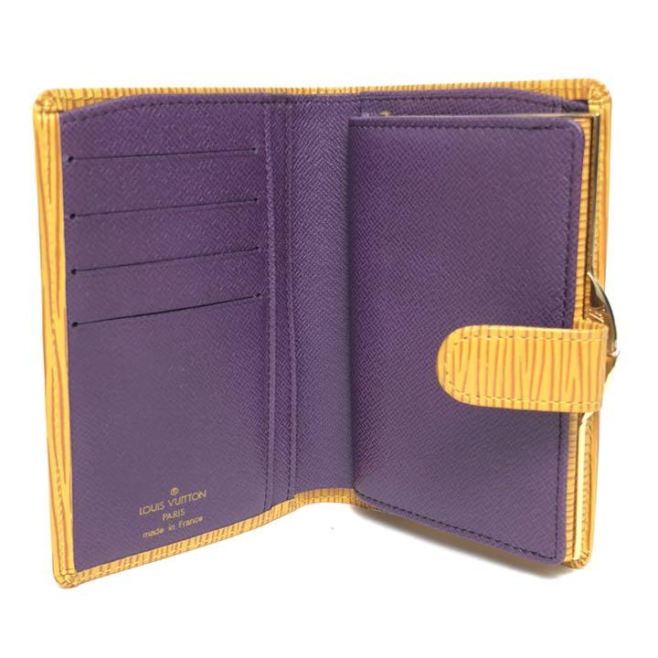 【外装美品】LOUIS VUITTON ルイヴィトン エピ がま口財布 黄色 【外装美品】LOUIS VUITTON ルイヴィトン エピ がま口財布 黄色