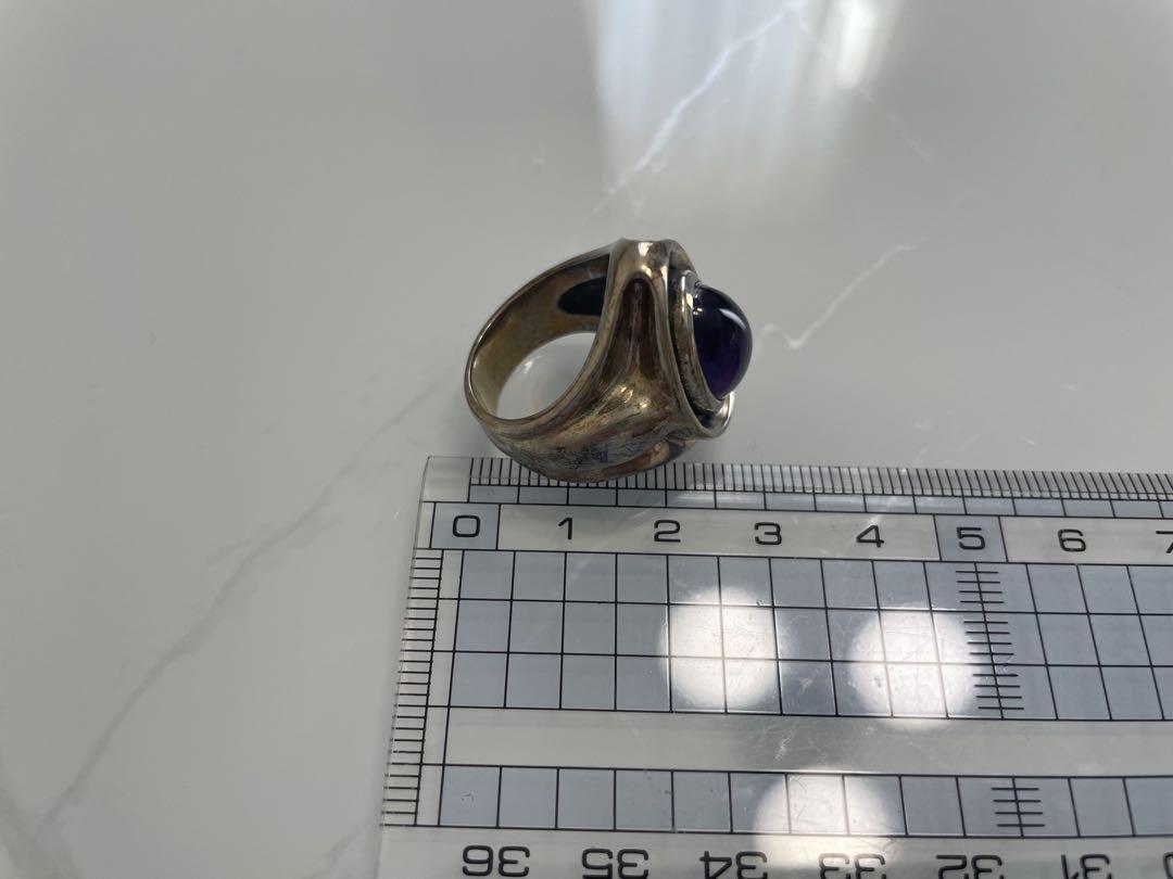M's collection アメジスト シルバーリング