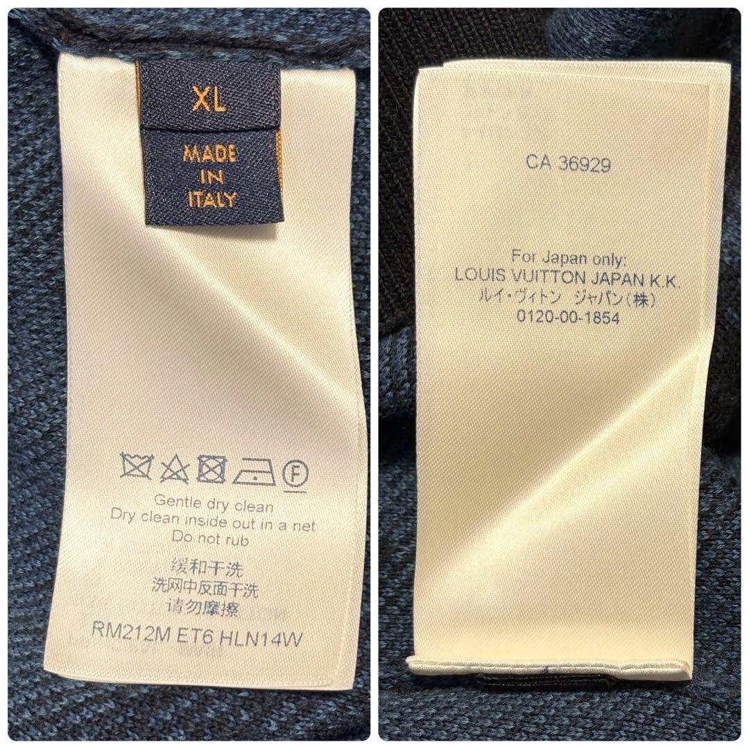 極美品✨ LOUIS VUITTON ダミエソルト クルー ネック ニット