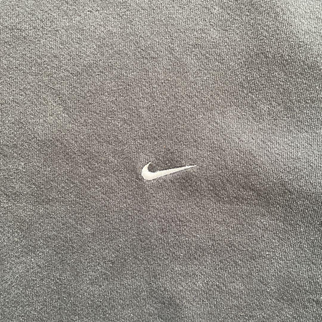 NIKE スウェット 90s ナイキ ブラック フェード ワンポイント 古着 L