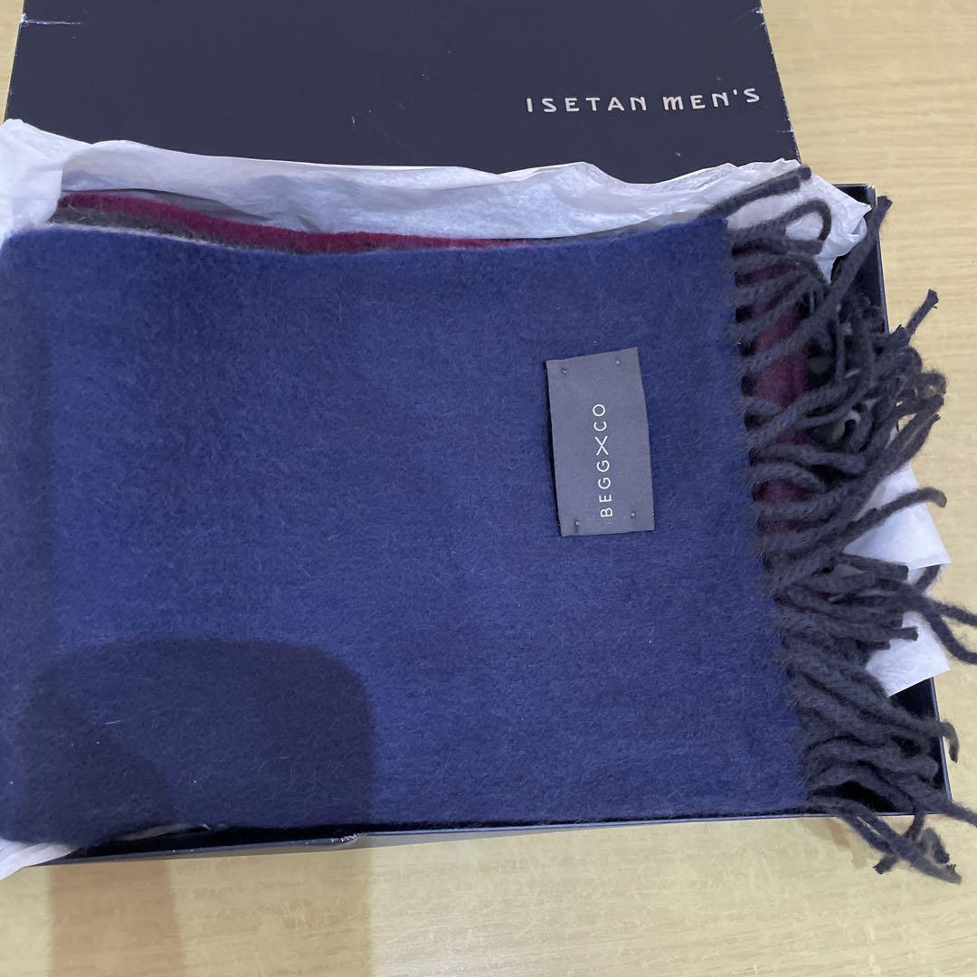 BEGG & CO カシミア100 マフラー　ストール　新品未使用