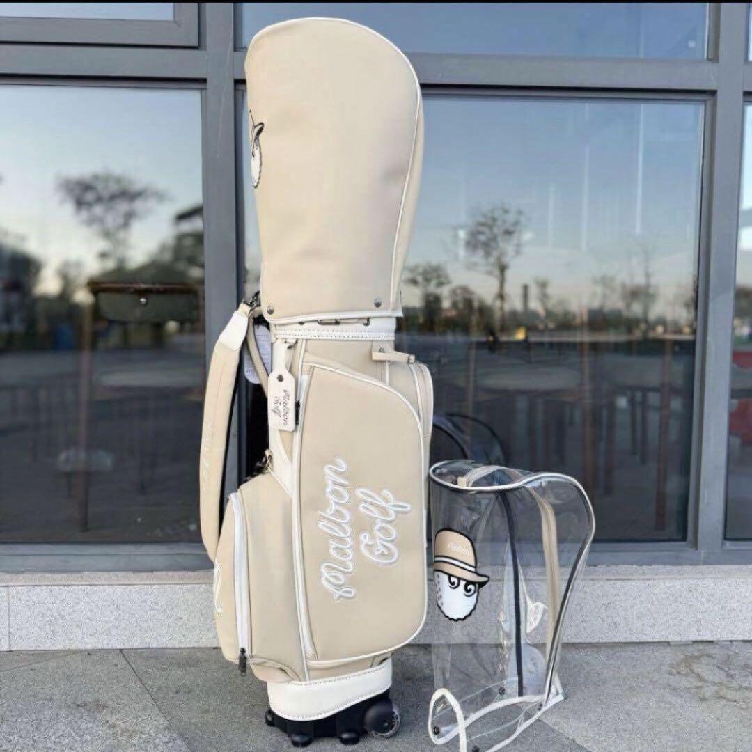 人気ランキング golf Malbon マルボン キャスター型 キャディバッグ ゴルフ ゴルフバッグ・キャディバッグ
