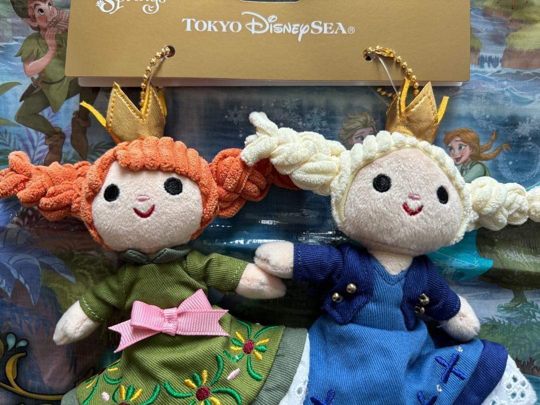 【完売】アナと雪の女王⭐️ぬいぐるみチャーム⭐️ファンタジースプリングス⭐️