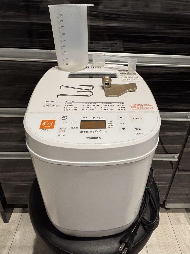 ツインバード PY-5636 パン焼き器　ホームベーカリー BM-EF36