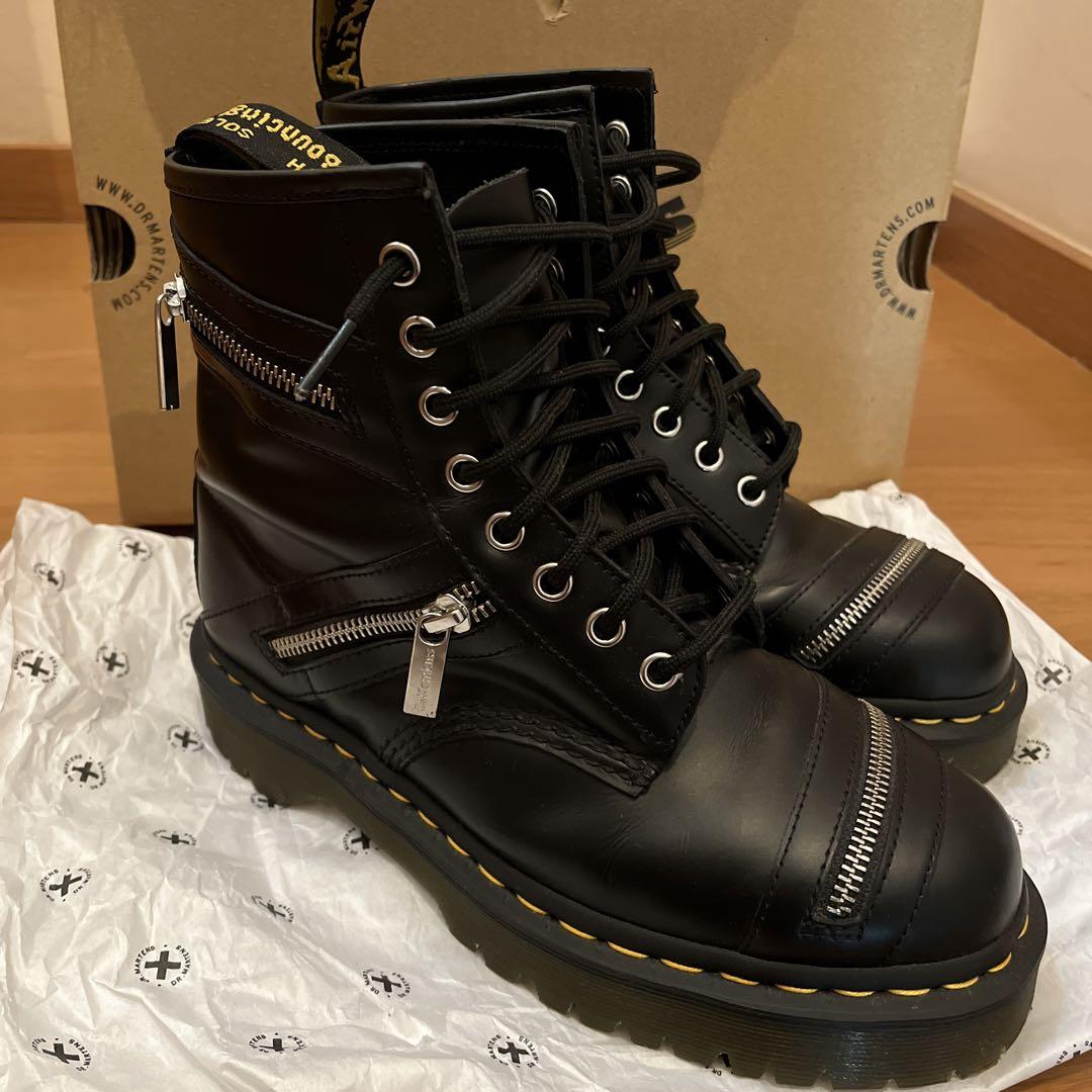 経典 ブーツ 8EYE ZIP BEX Dr.Martens UK6 レディース 廃盤 25cm 靴
