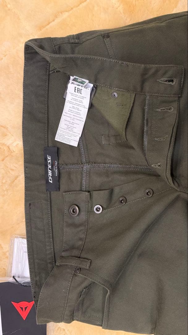 送込！DAINESE CASUAL REGULAR TEX PANTS グリーン