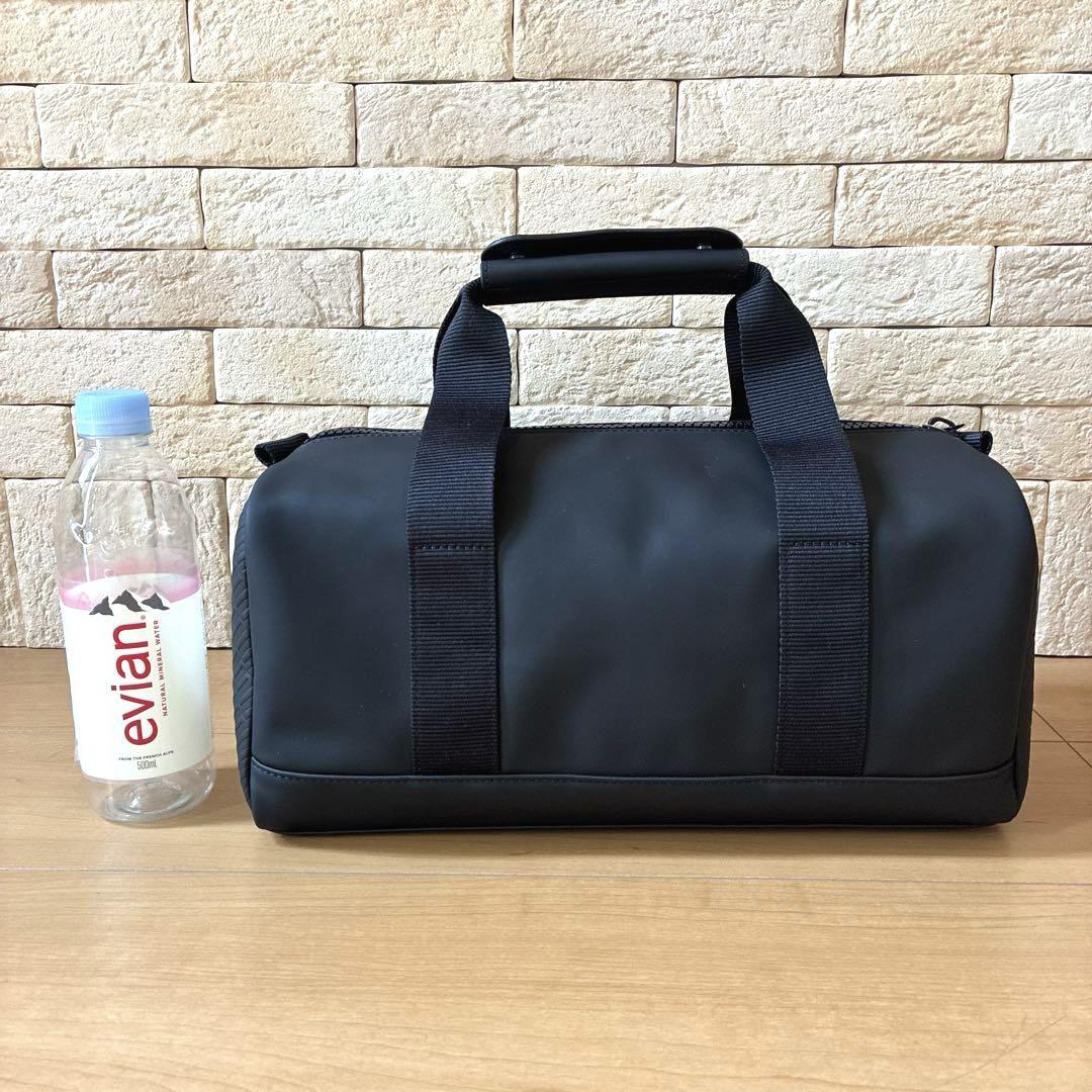 ZARA ラバーフィニッシュ ミニボストンバッグ 2wayショルダー