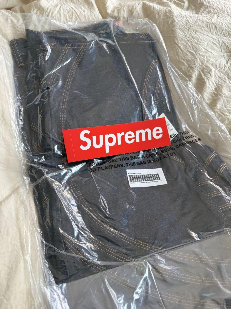 Supreme S Logo Rigid Baggy Jean 34 ジーンズ