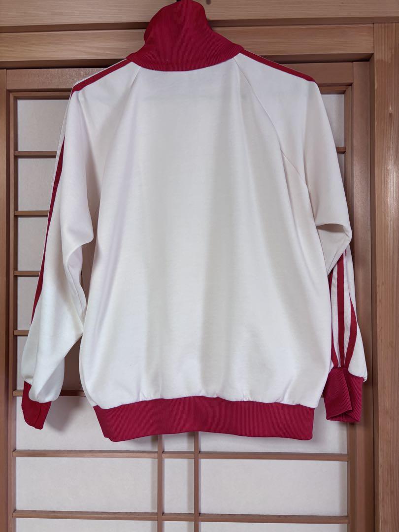 アディダス adidas デサント トラックジャケット 80s 赤 白