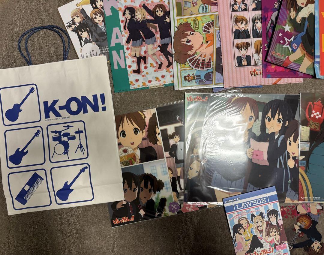 けいおん　グッズ　ポスター　クリアファイル
