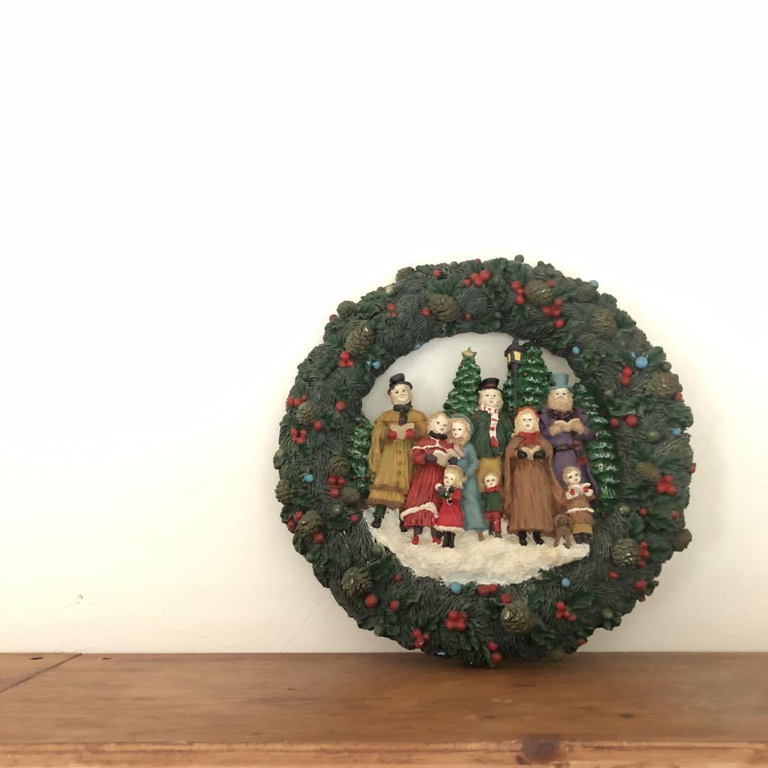 クリスマスリース オブジェ直径約30cm