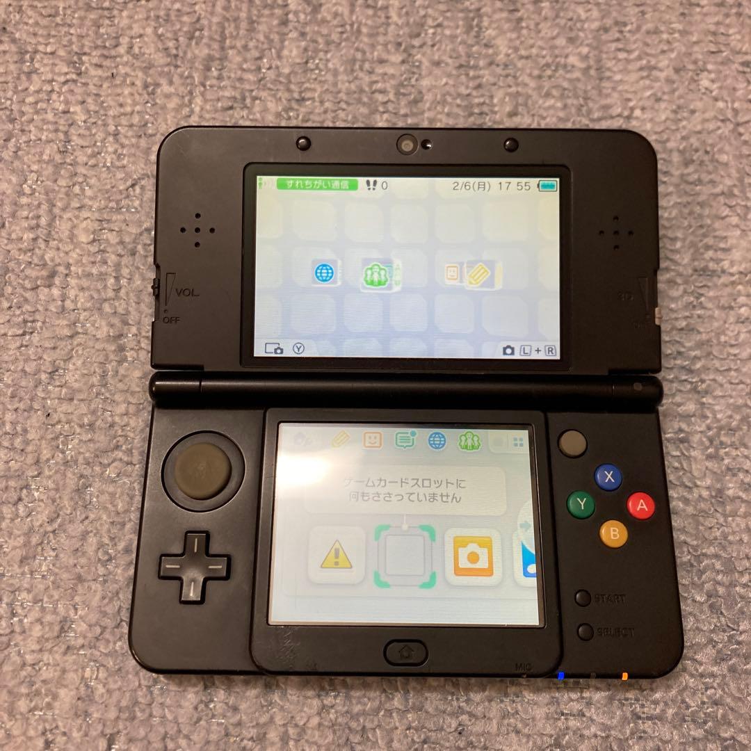 New 3DS ブラック 本体のみ動作品Nintendo 3DS