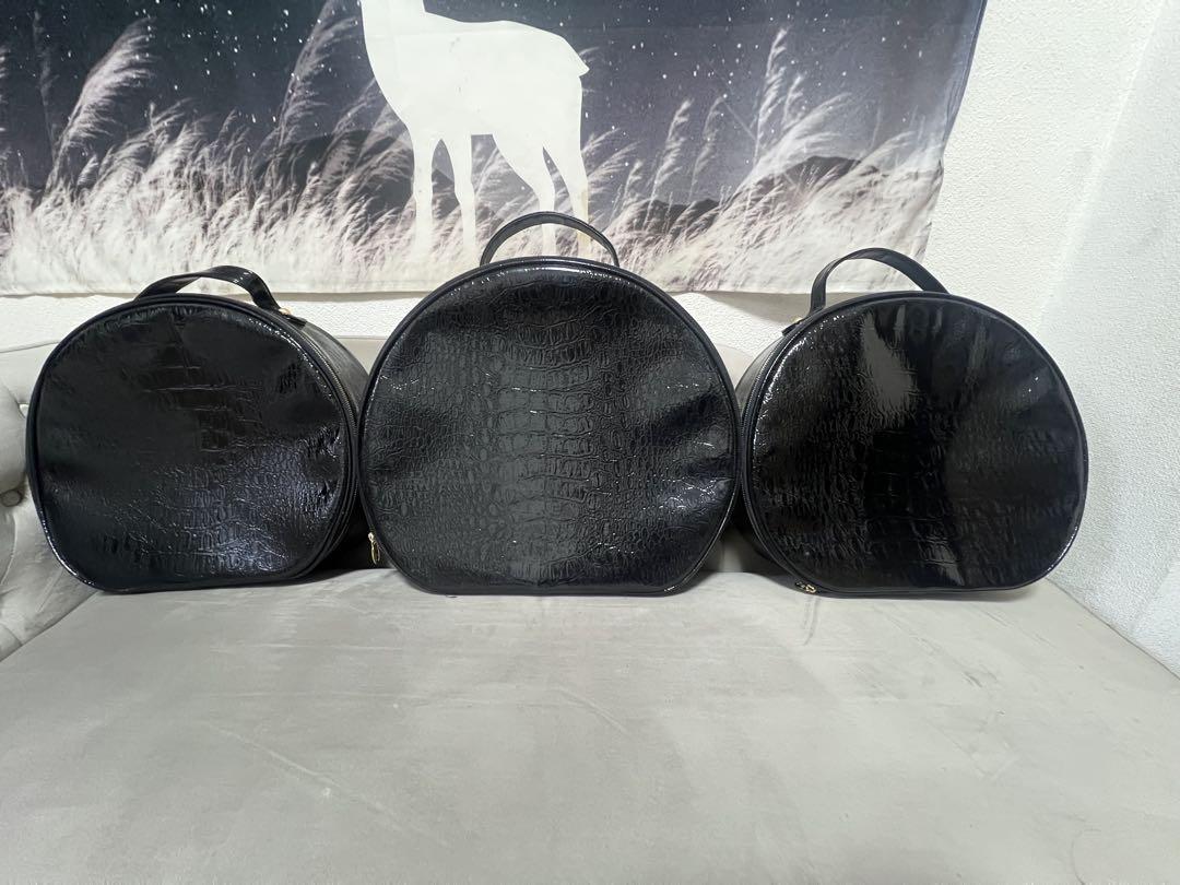 Chanel ブラック ドラムバッグ 3点セット