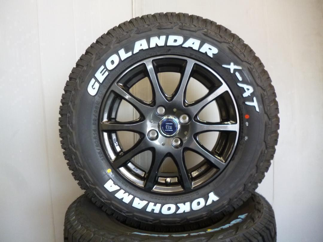 送料込★ヨコハマX-AT★175/80R14セット★プロボックス・ADバン