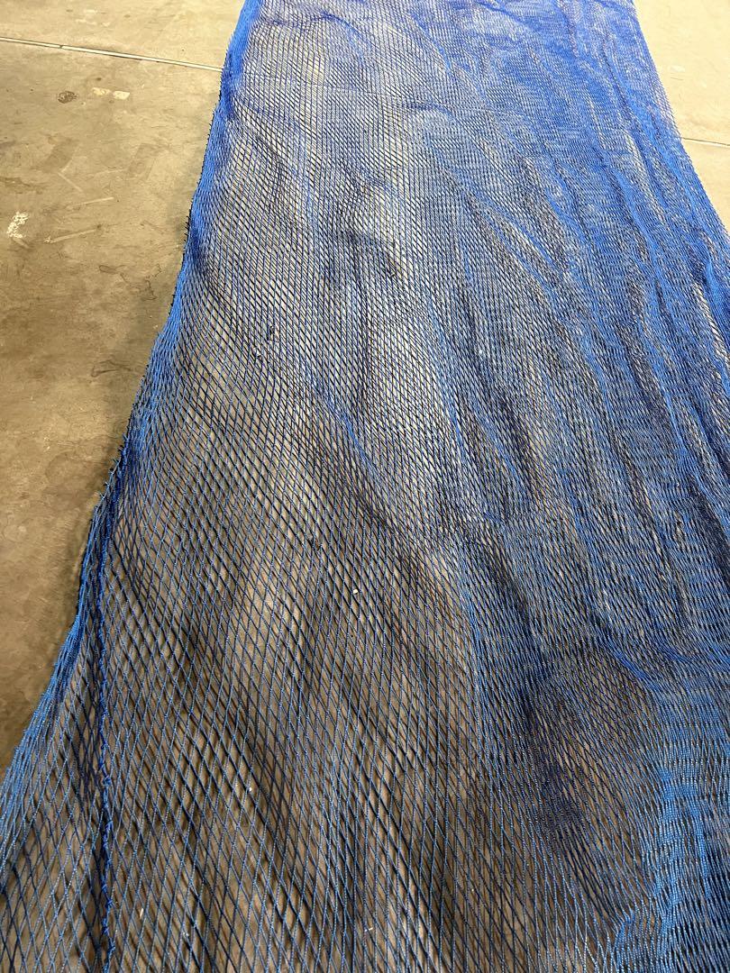 新古品】防球ネット②/3m×12m/青/ゴルフ練習場/野球/防除/避け/鳥