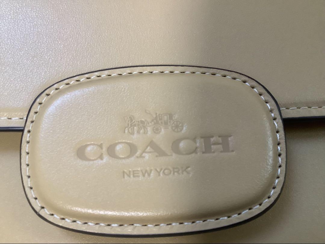 COACH コーチ ベージュ バッグ カバン クラッチ