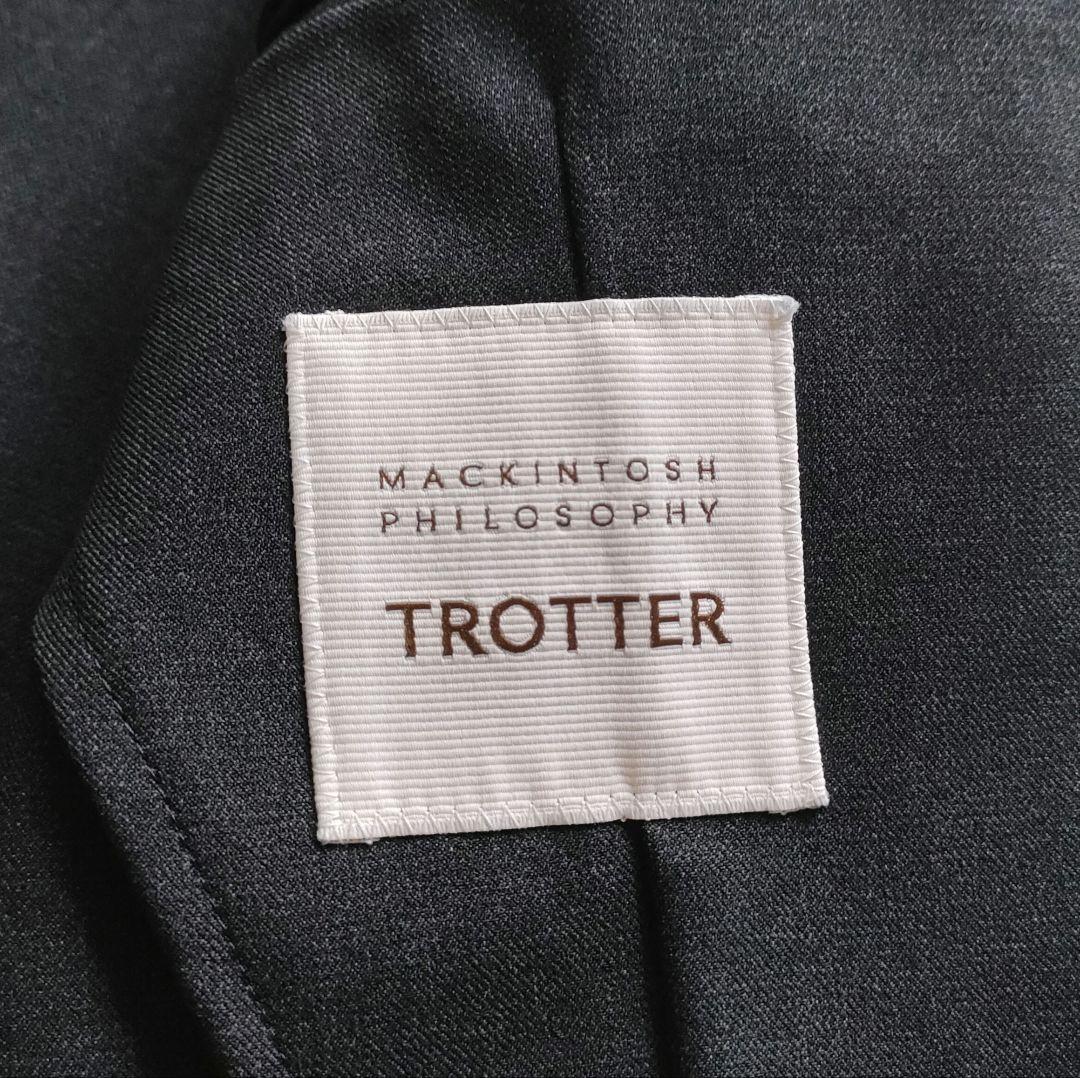 【美品】MACKINTOSH PHIROSOPHY トロッター 3ピース 紺 M