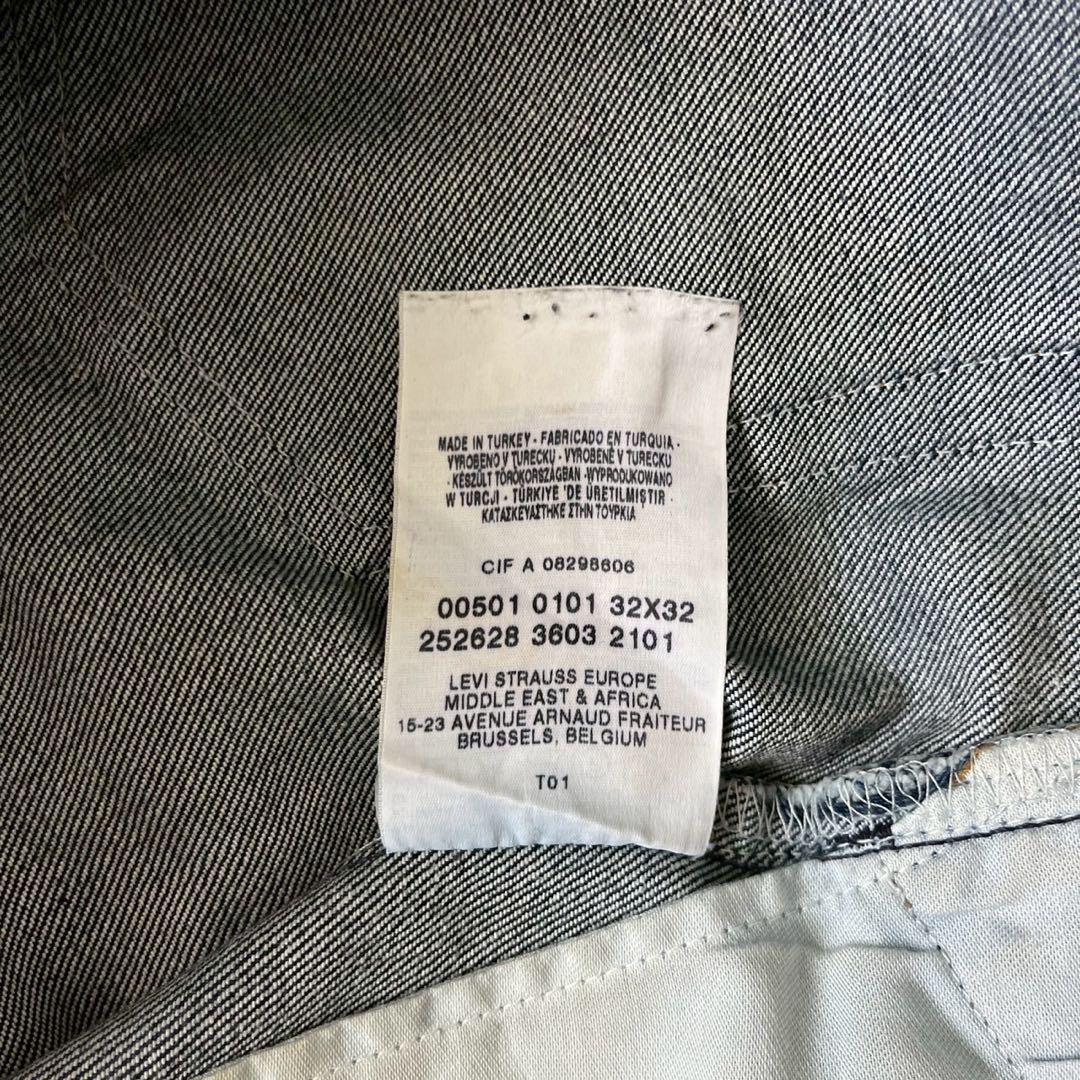 パンツ 2000s EURO LEVI'S 501 STRAIGHT DENIM W32