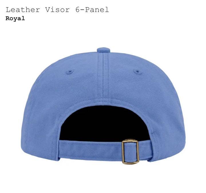 ンカラーの シュプリーム Leather Visor 6-Panel 3TQe2-m73865261225 ♫ルカリ