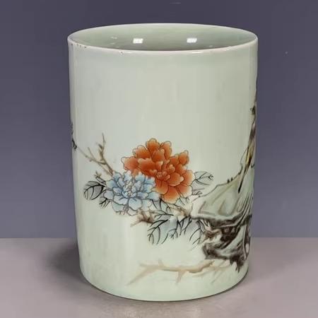 中国茶器 花柄 陶磁器製