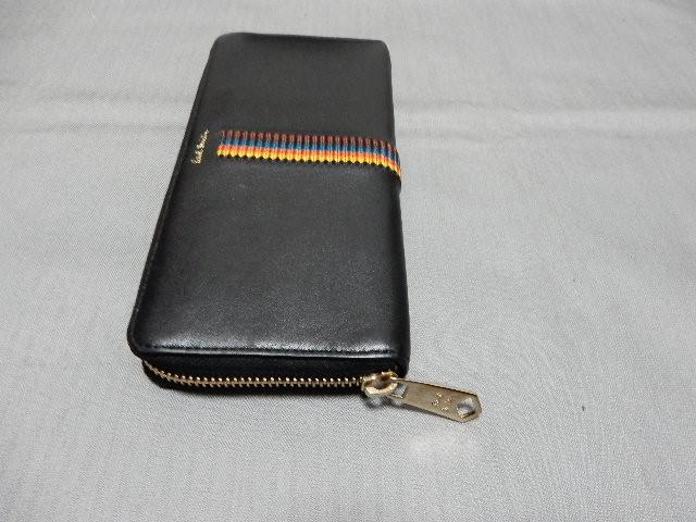良美品 PaulSmith ロングラウンドファスナー