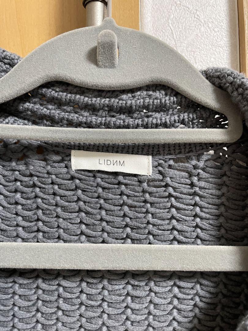 LILY YARN KNIT BLOUSON Lサイズ LIDNM