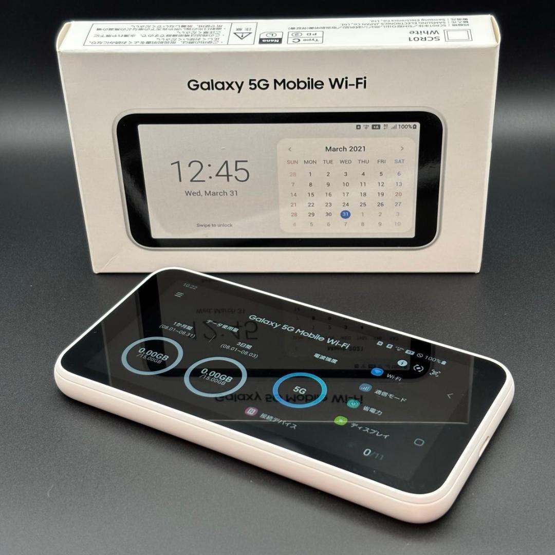【訳(キズ)あり】Galaxy 5G Mobile Wi-Fi SCR01 29