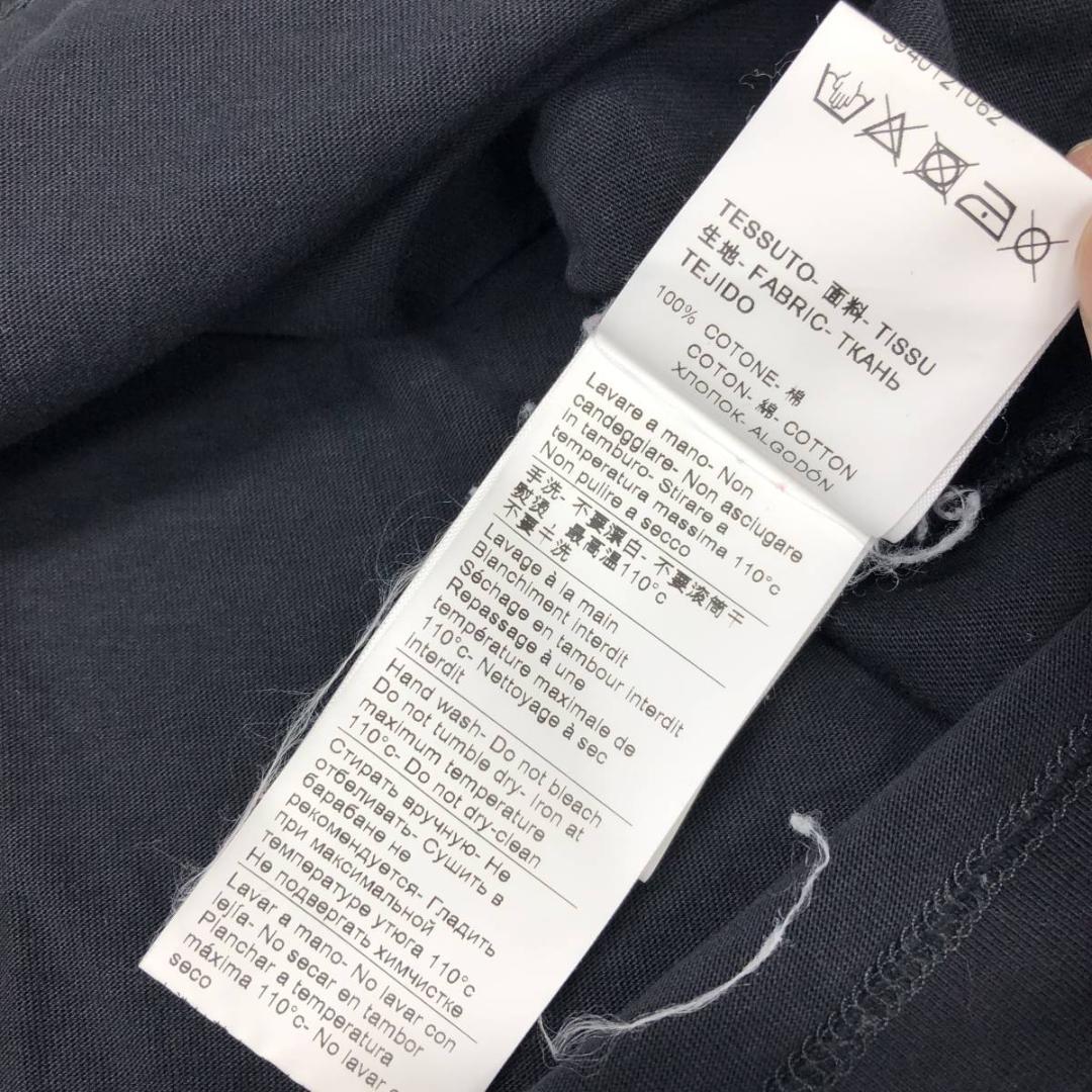 定番】MSGM ニット長袖ブラックSサイズミラノイタリア製 ロゴ