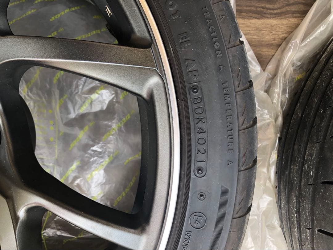 19インチ 5スポークホイールセットBRIDGESTONE