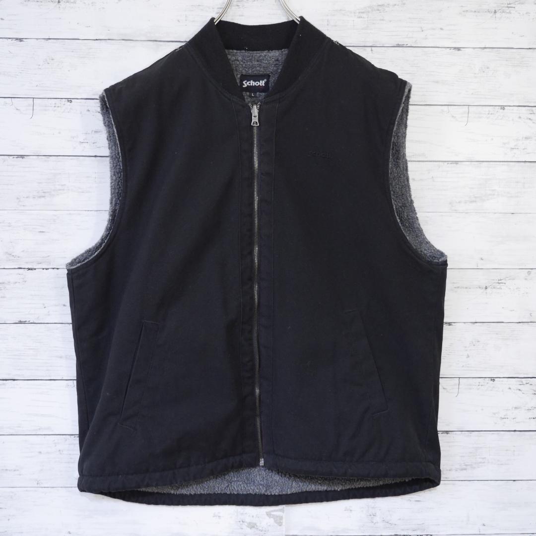 Schott ショット 3WAY ボアベストライナー 中綿 ダック地 ジャケット
