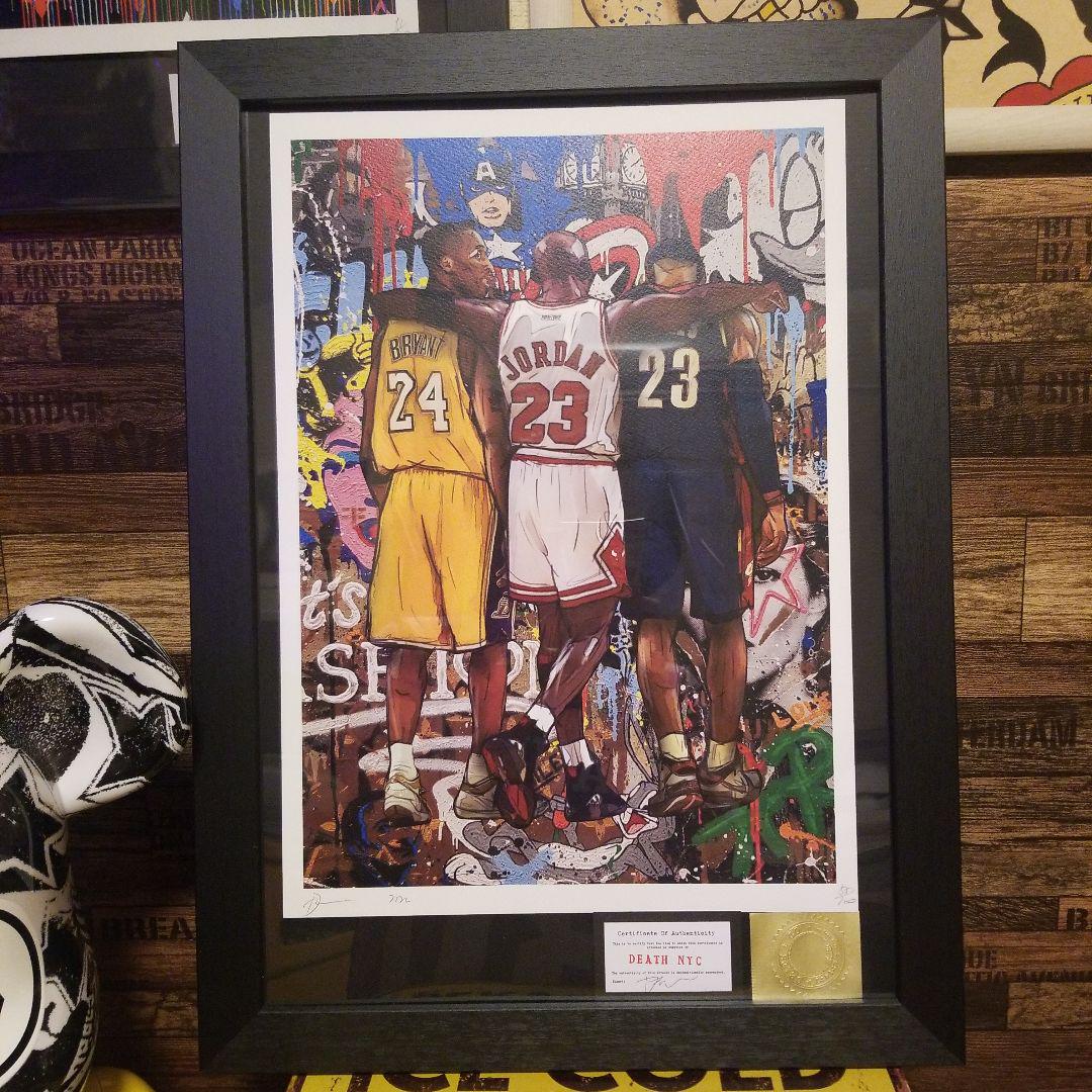 DEATH NYC世界限定100枚 NBA Jordan LeBron Kobe