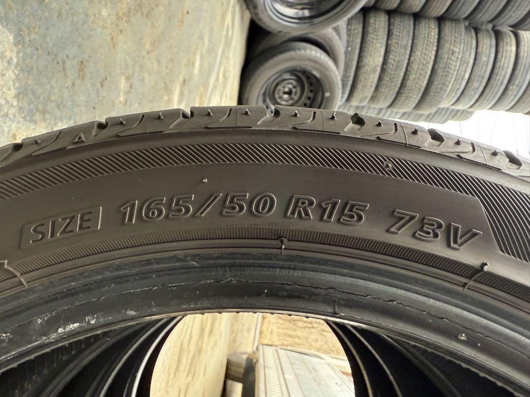 ブリヂストンサマータイヤ165／50R15 73V超深溝