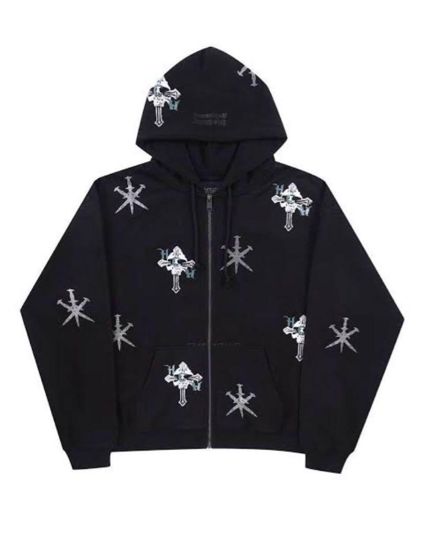 UNKNOWN X HCW Rhinestone Hoodie