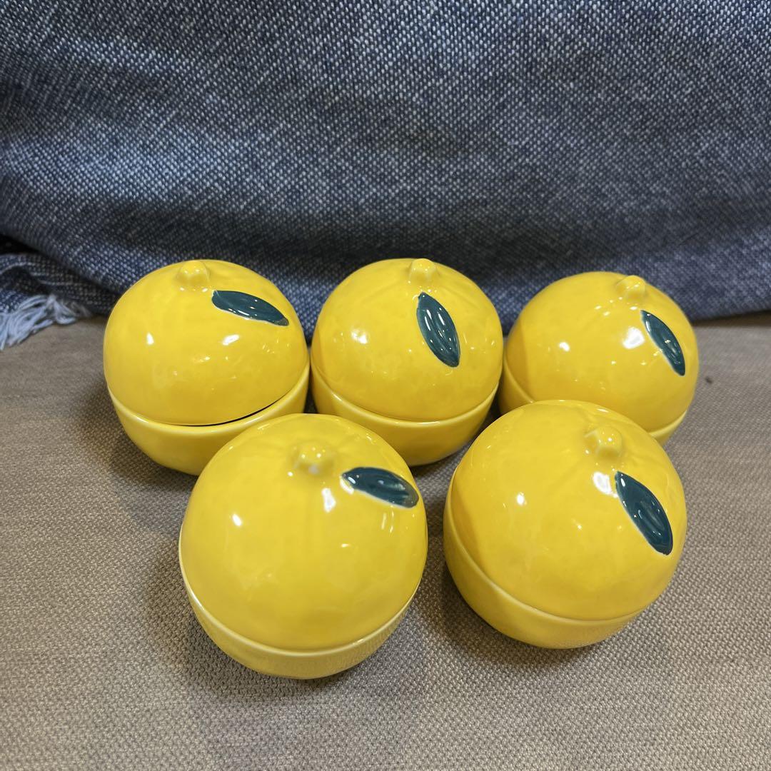 ゆずレモン小鉢お皿蓋付き小皿