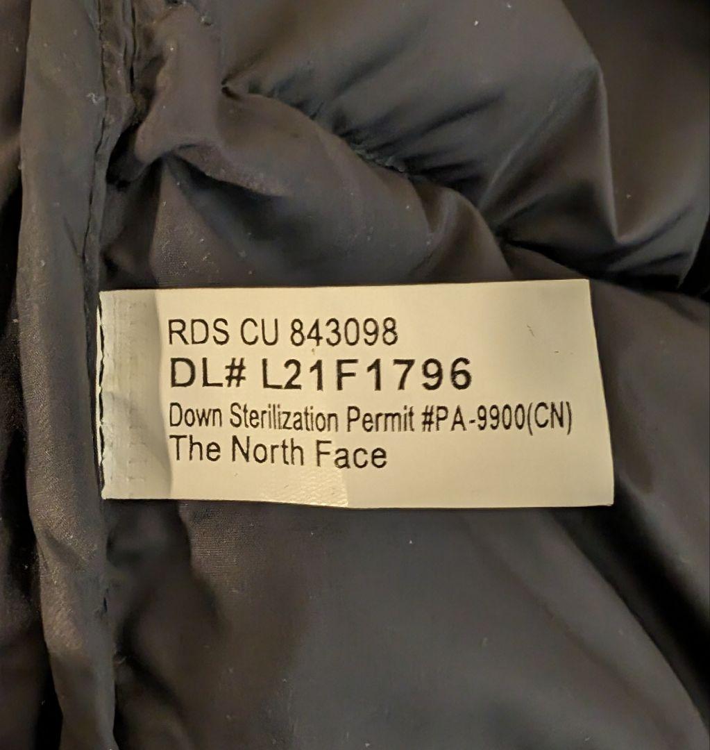 1996 Retro Nuptse Jacket 700フィルパワー 欧米モデル
