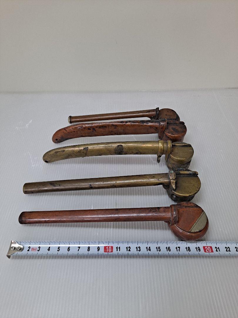 矢立 5点 骨董 銅細工