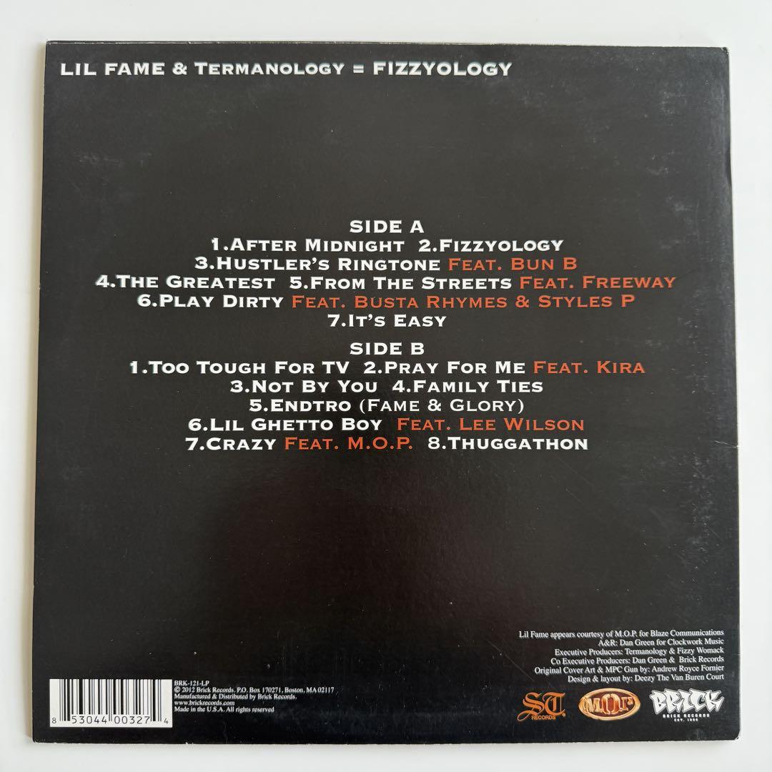Fizzyology Lil Fame & Termanology レコード