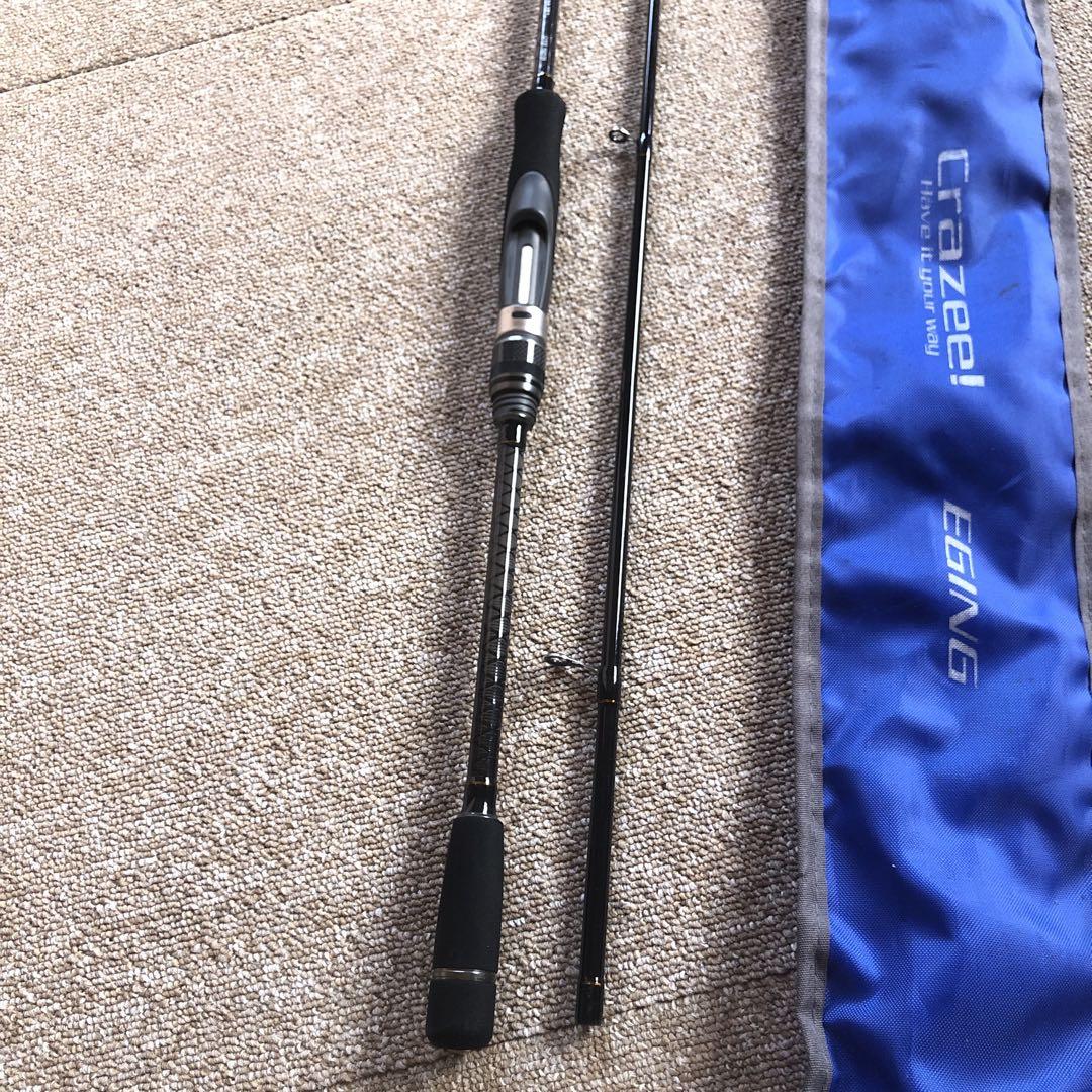 クレイジーエギング　S862M alpha tackle エイテック CRAZEE AORI STICK(クレイジー アオリ