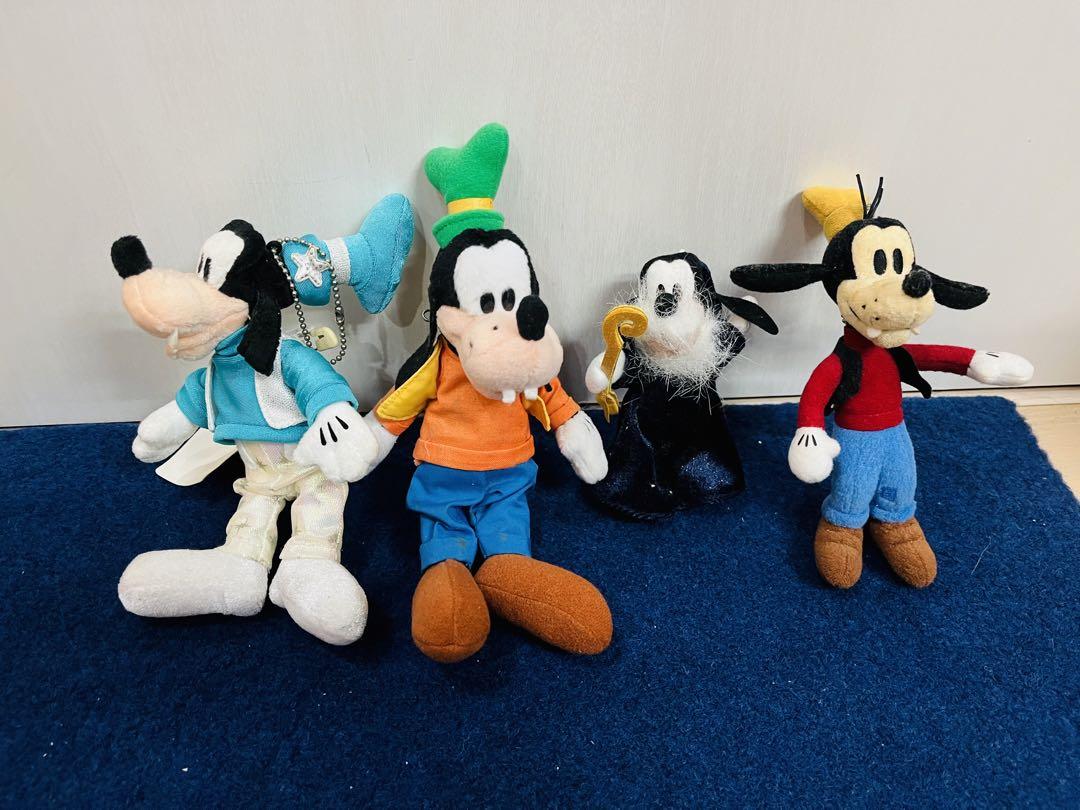 ディズニー　グーフィー　ぬいぐるみ　レトロ　ぬいぐるみバッジ　まとめセット