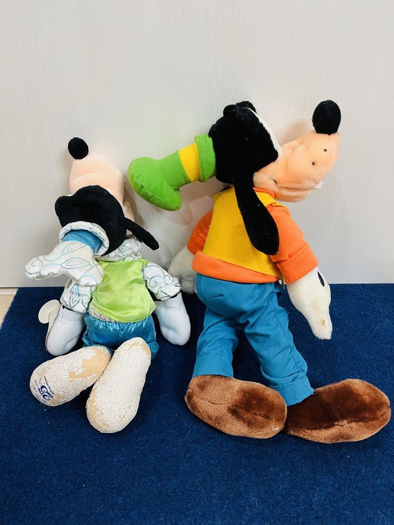 ディズニー　グーフィー　ぬいぐるみ　レトロ　ぬいぐるみバッジ　まとめセット